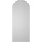 Ekena Millwork Octagonal Top Surface Mount PVC Gable Vent w/ 3-1/2"W x 1"P Standard Frame, 18"W x 42"H GVPOT18X4201SN - alternate 2